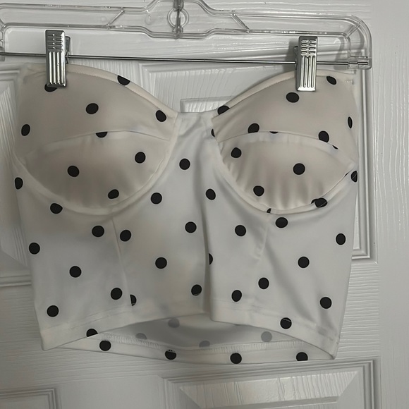 Polka dot corset top! - Picture 2 of 3